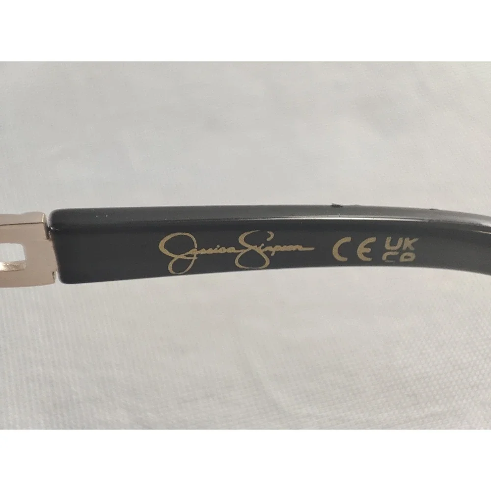 Jessica Simpson HHJSOP0719-D GLDOX‎ Gold Shield Sunglasses Purple Gradient Lens